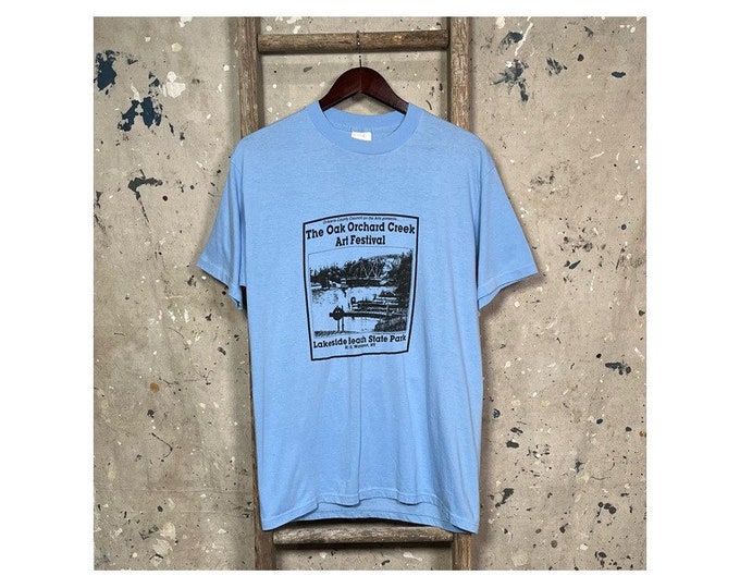 Art Fest '90s Lakeside Beach State Park T-Shirt NY