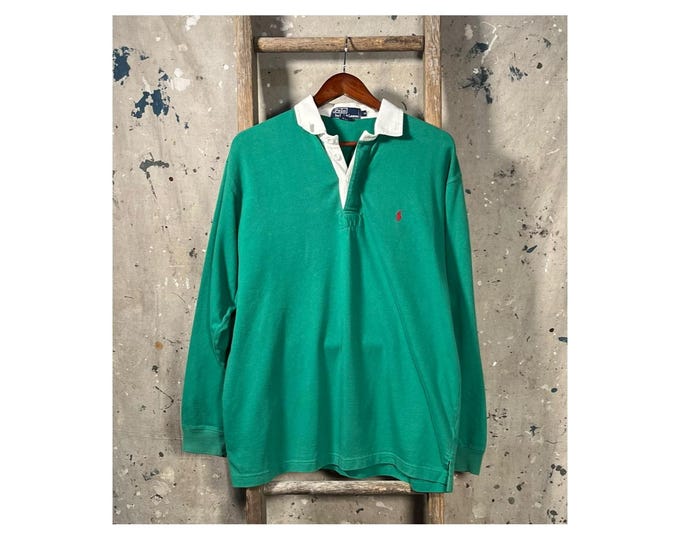 1990s Ralph Lauren Polo Rugby Shirt