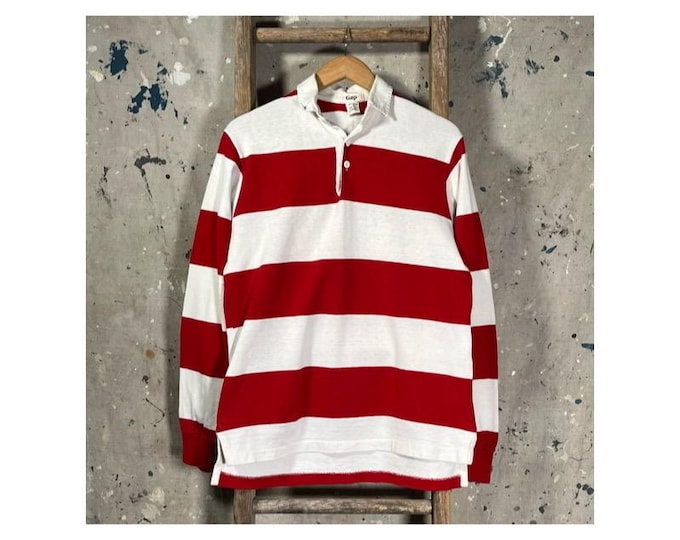 1990s Gap Rugby Border Stripe