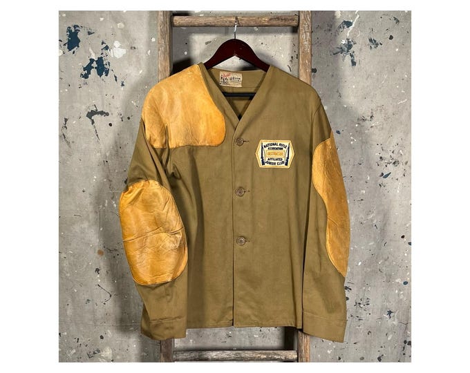1940s Duxbak Shooting Jacket Patched
