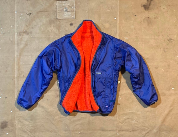 Glissade ‘90s Patagonia Reversible Deep Pile Jack… - image 3