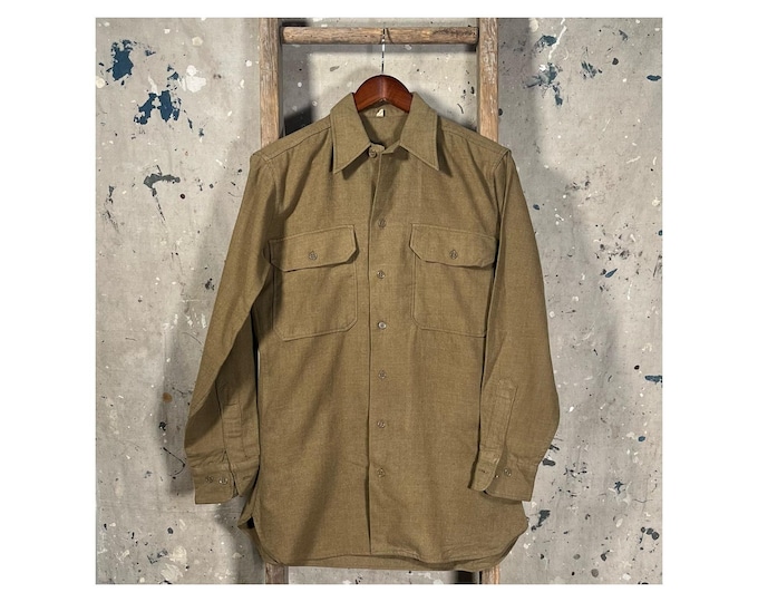 1930s Wool Shirt Pre WWII