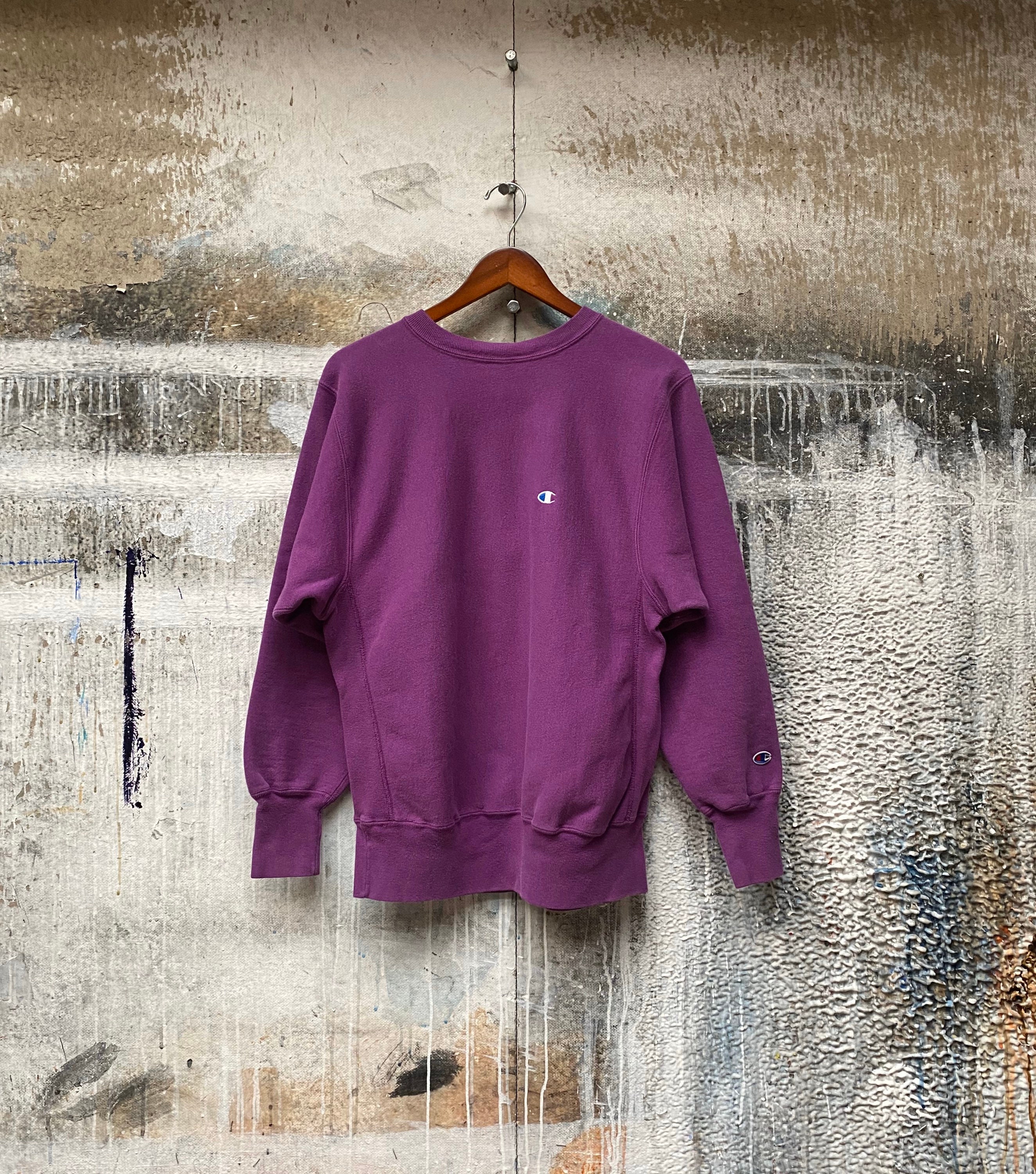 Purple '90s Champion Reverse Weave Sweatshirt