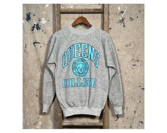Queens University ‘80s New York Sweatshirt  Raglan