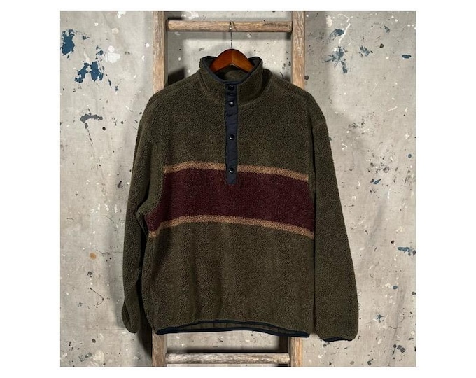 90s Woolrich Pullover Fleece Made in USA