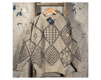 1980s Chunky Wool Sweater NOS