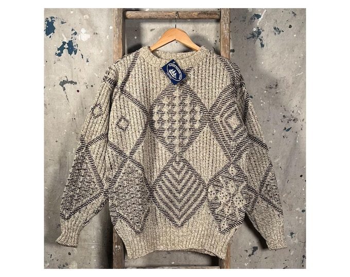 1980s Chunky Wool Sweater NOS