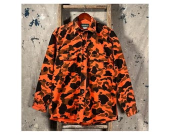 Duck Camo 1970s Woolrich Chamois Shirt
