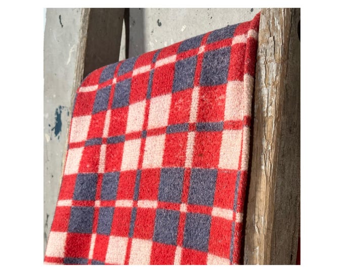 1950s / 60s Camp Blanket Reversible