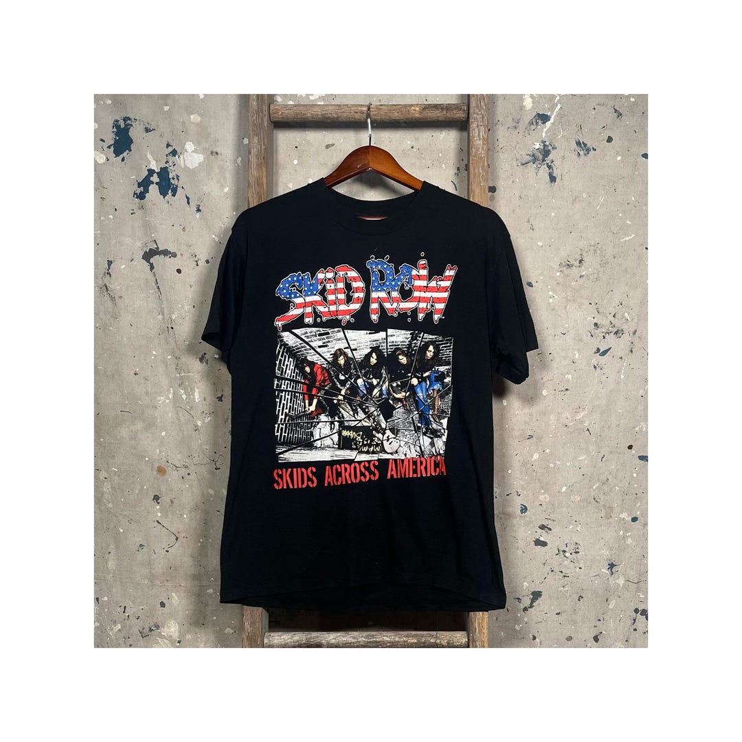 1989 Skid Row Tour T-shirt - Etsy