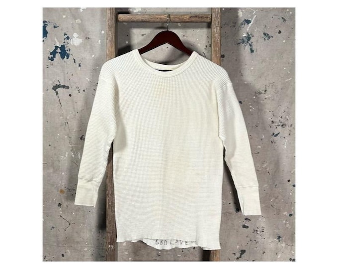 1970s Thermal Waffle undershirt