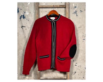Mohair 1950s Cardigan Wool Pennleigh Full Zip Sweater