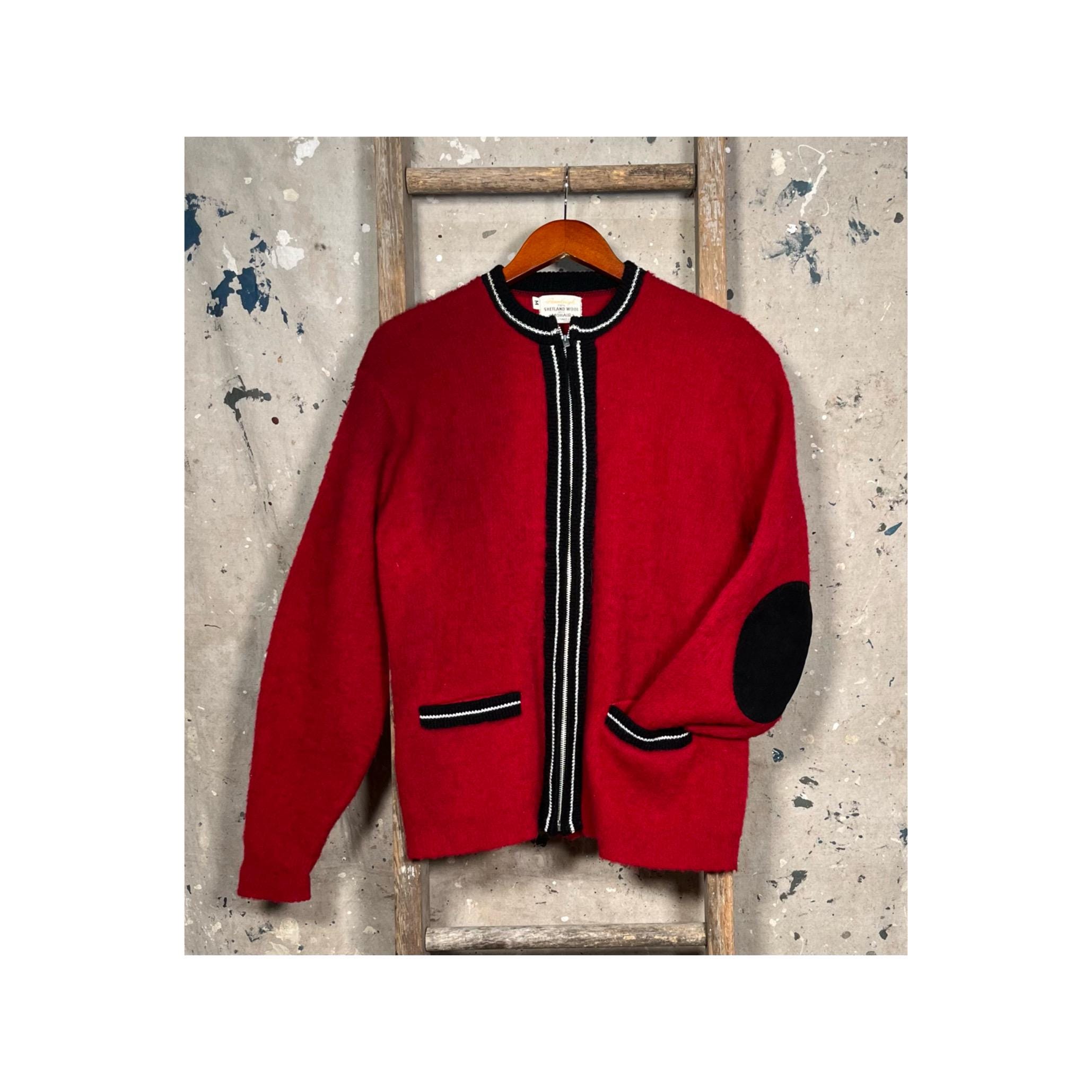 Mohair 1950s Cardigan Wool Pennleigh Full Zip Sweater