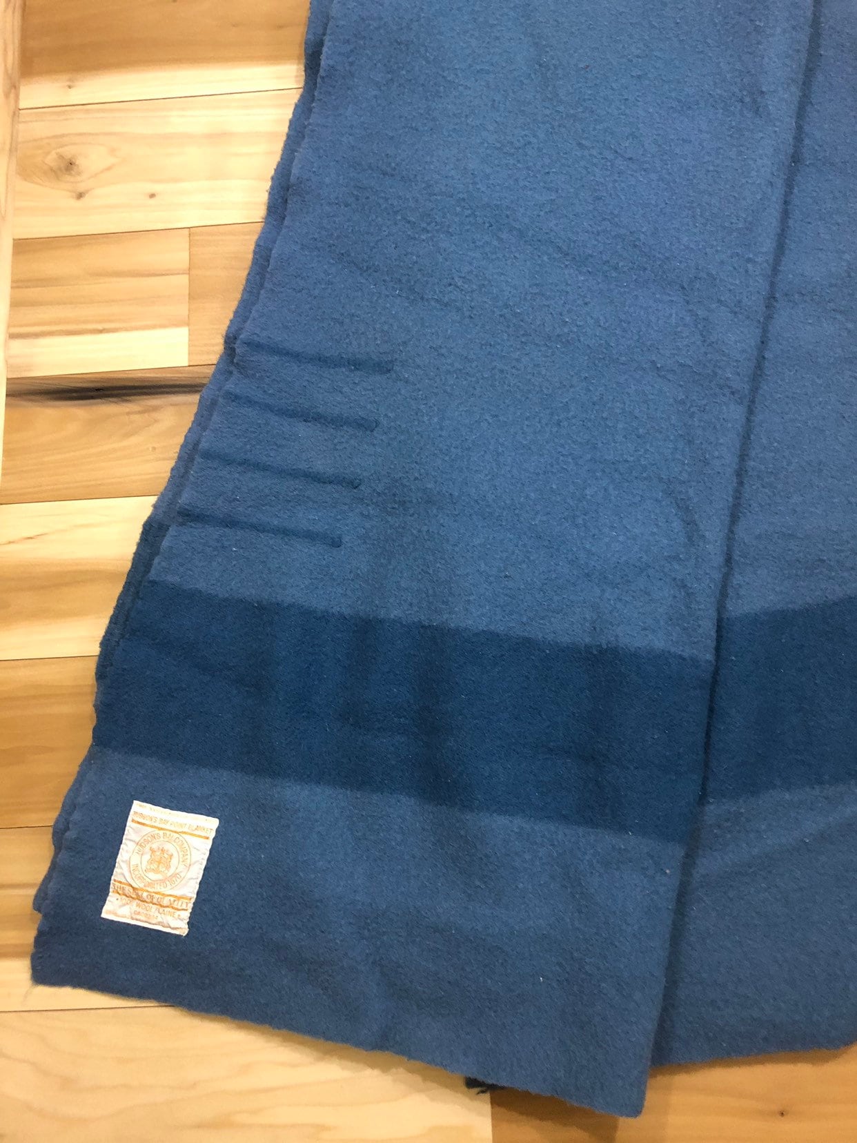 4 Point Hudson Bay Company Blanket blue