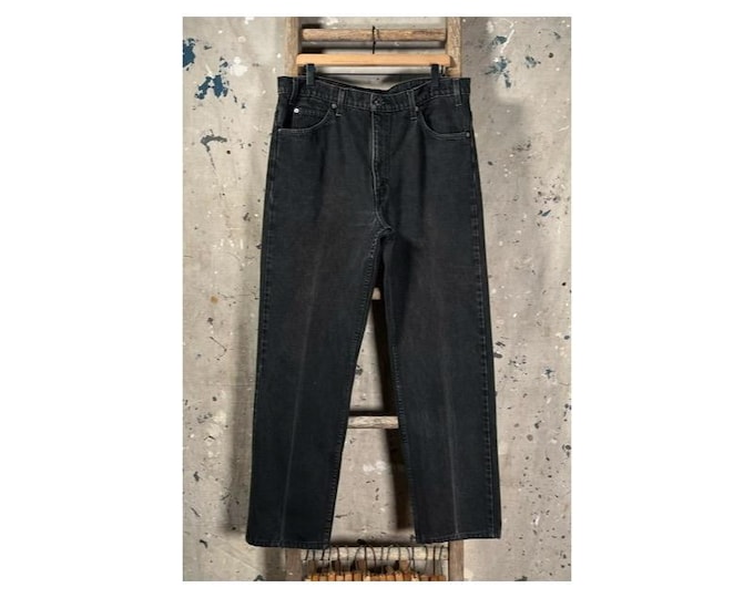 Faded Black '90s Levi's 505 Jeans 35w