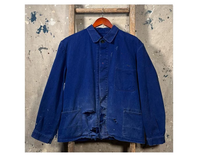 Heavy Twill Chore Jacket Indigo