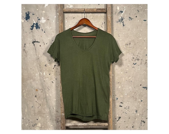 Sage '60s Wide Neck T-shirt