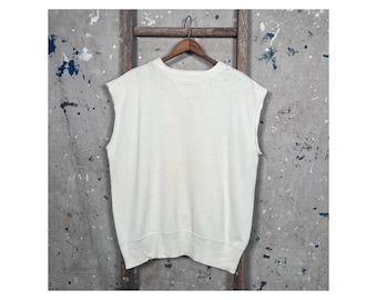 Double V 1940s Cut-Off Sweatshirt XL