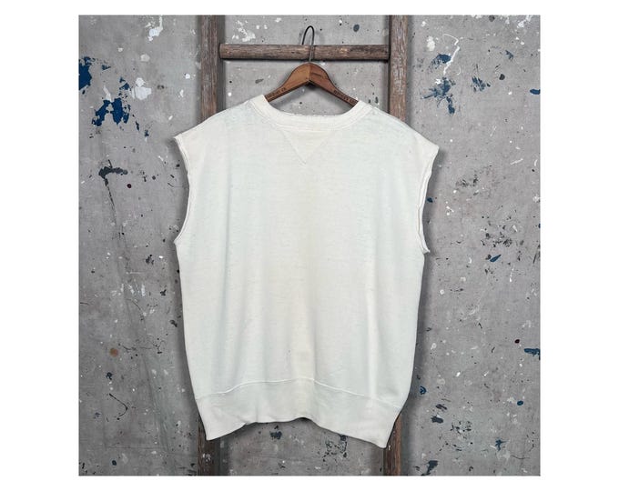 Double V 1940s Cut-Off Sweatshirt XL
