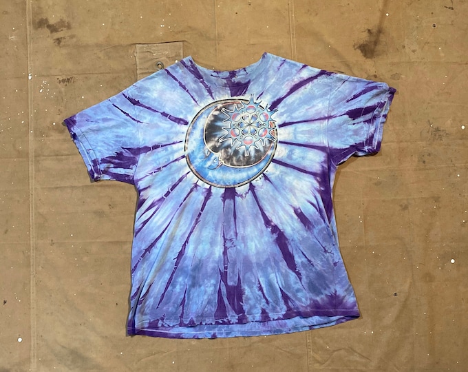 1995 Moon Snowflake Tie-Dye T-Shirt M. DuBois