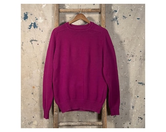 1990s Cotton Crewneck Sweater by Lands End
