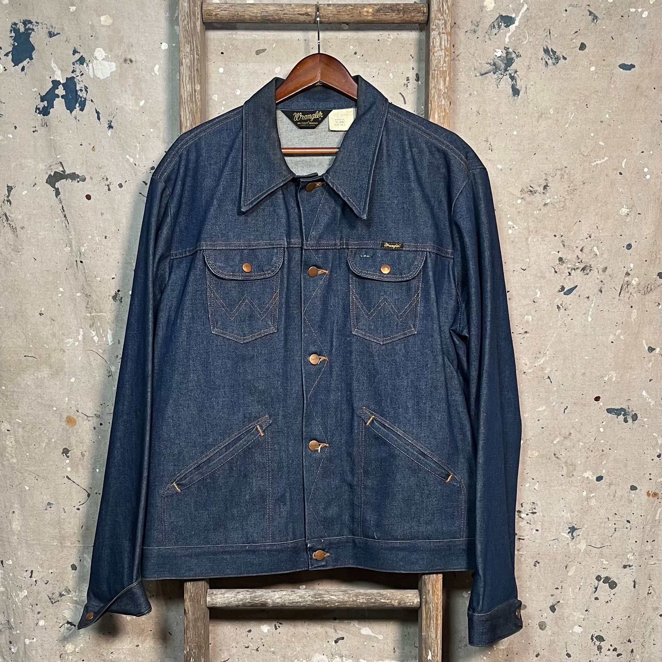 1970s Wrangler Denim Jacket Selvedge Deadstock 1970s Wrangler Denim Jacket Selvedge Deadstock