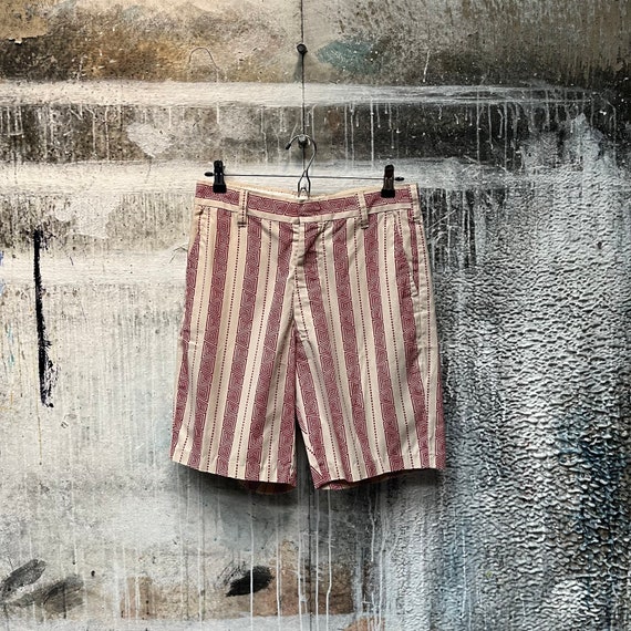 Patterned 70s Shorts Perm Press 28 waist - image 4