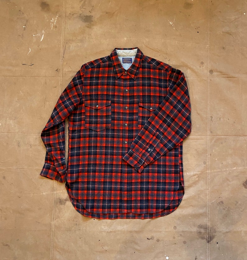 50s Pendleton Shirt 100% Virgin Wool image 1