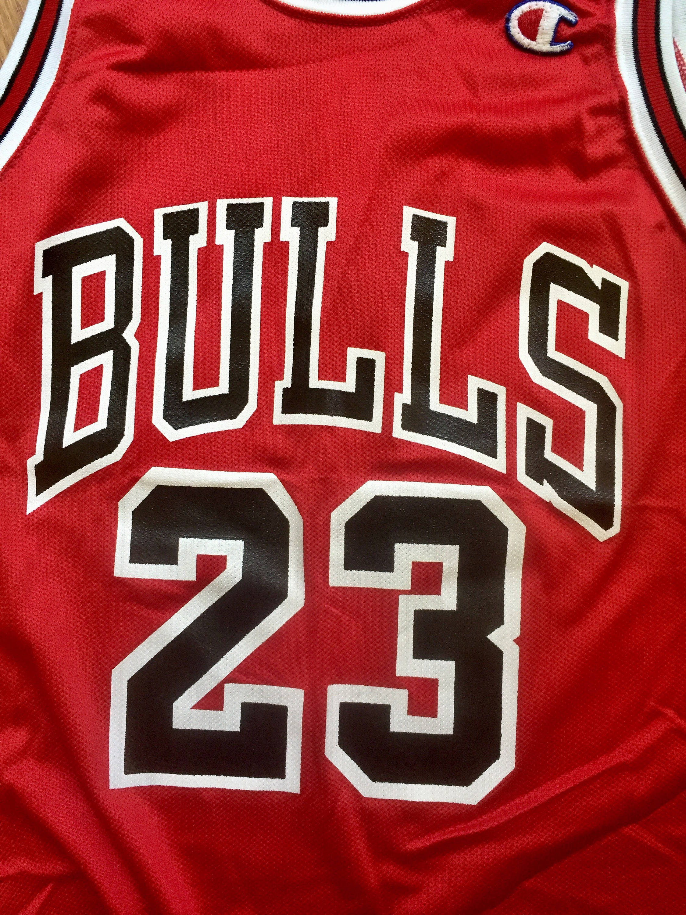 Michael Jordan Champion Chicago Bulls 90s jersey