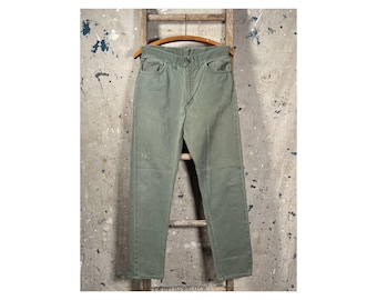 1950s Cowden Jeans Olive Green