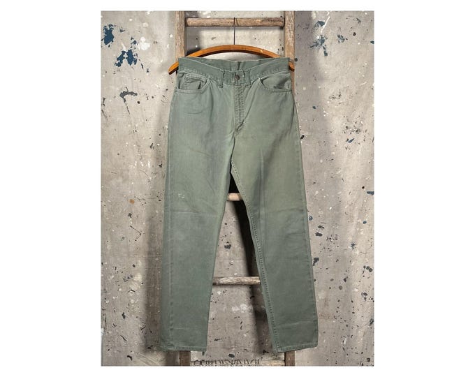 1950s Cowden Jeans Olive Green