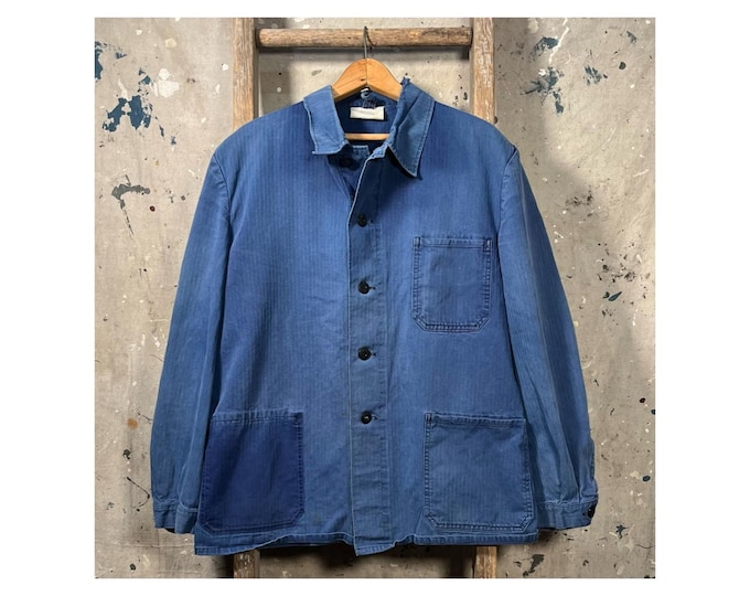 Herringbone Twill Chore Jacket Ghost pocket