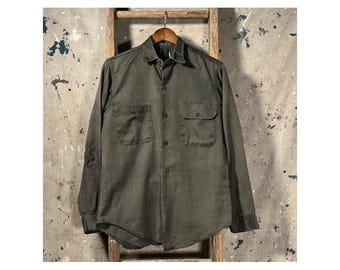 1960s Thrashed  Work Shirt
