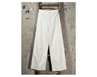 Witte USN Sailor-broek uit de jaren 40