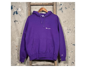 Purple '90s Champion Hoodie USA