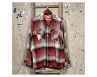 1960s Shadow Plaid Shirt by Fleetline
