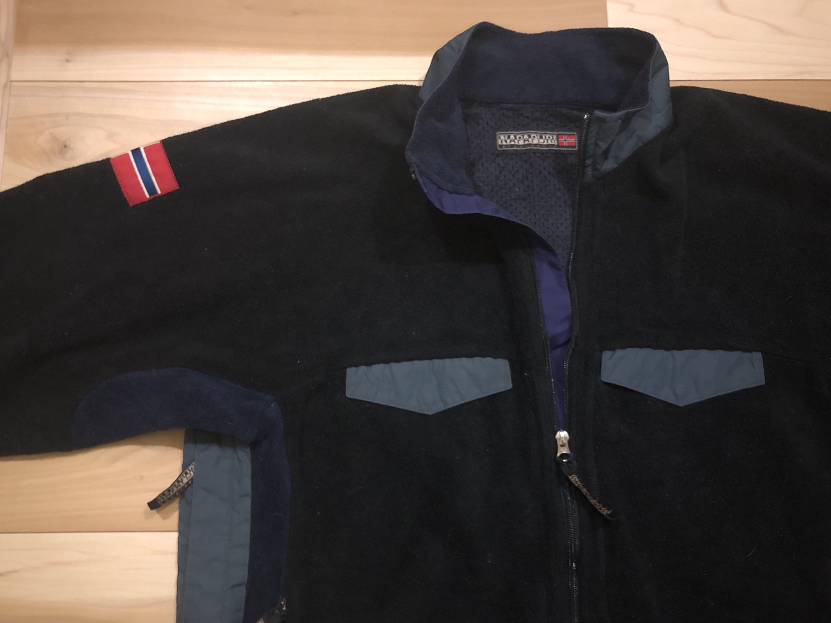 Napapijri Fleece Full zip Jacket Made in Italy