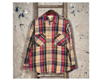 1970s Heavy Knit Flannel