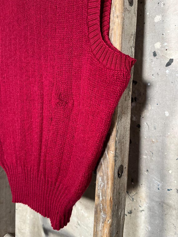 トップス 30s McGREGOR Wool Vest Vintage Geometric Wool Sweater Vest Mcgregor Brand