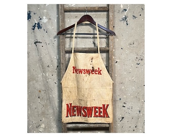 Newsweek '60s Canvas Apron Advertising