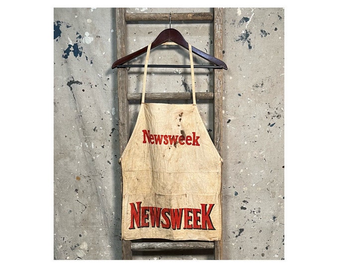 Newsweek '60s Canvas Apron Advertising