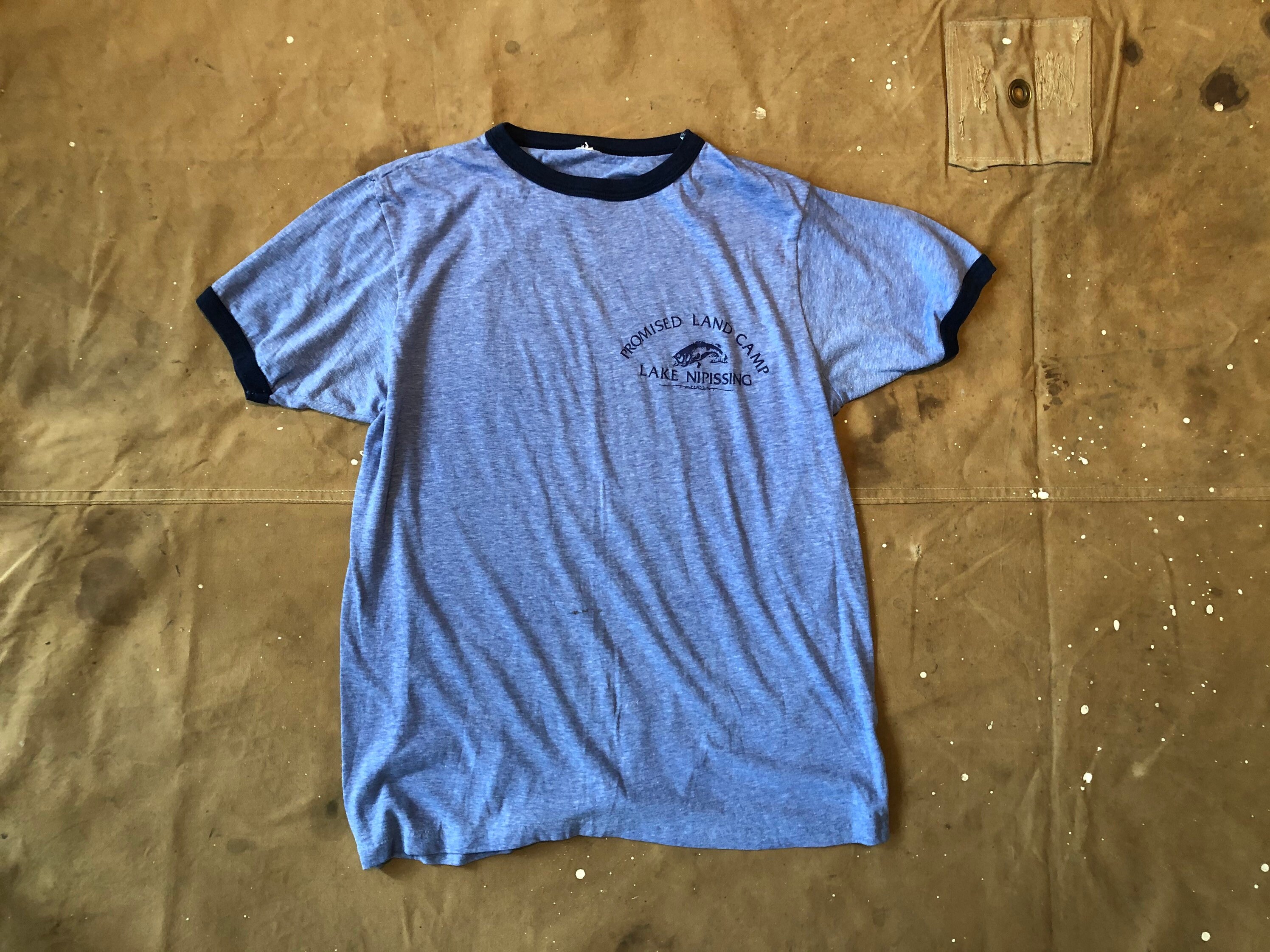 70s Camp Shirt Lake Nipissing