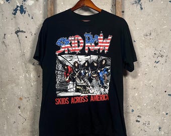 1989 Skid Row Tour T-shirt - Etsy