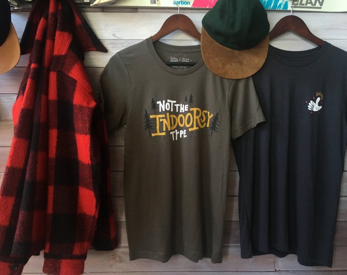 Not The Indoorsy Type T-Shirt Positive Approach X TwoGuysGoodBuys