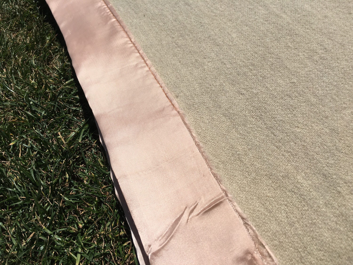 1950s Pendleton Virgin Wool Blanket Stripe Camp Blanket