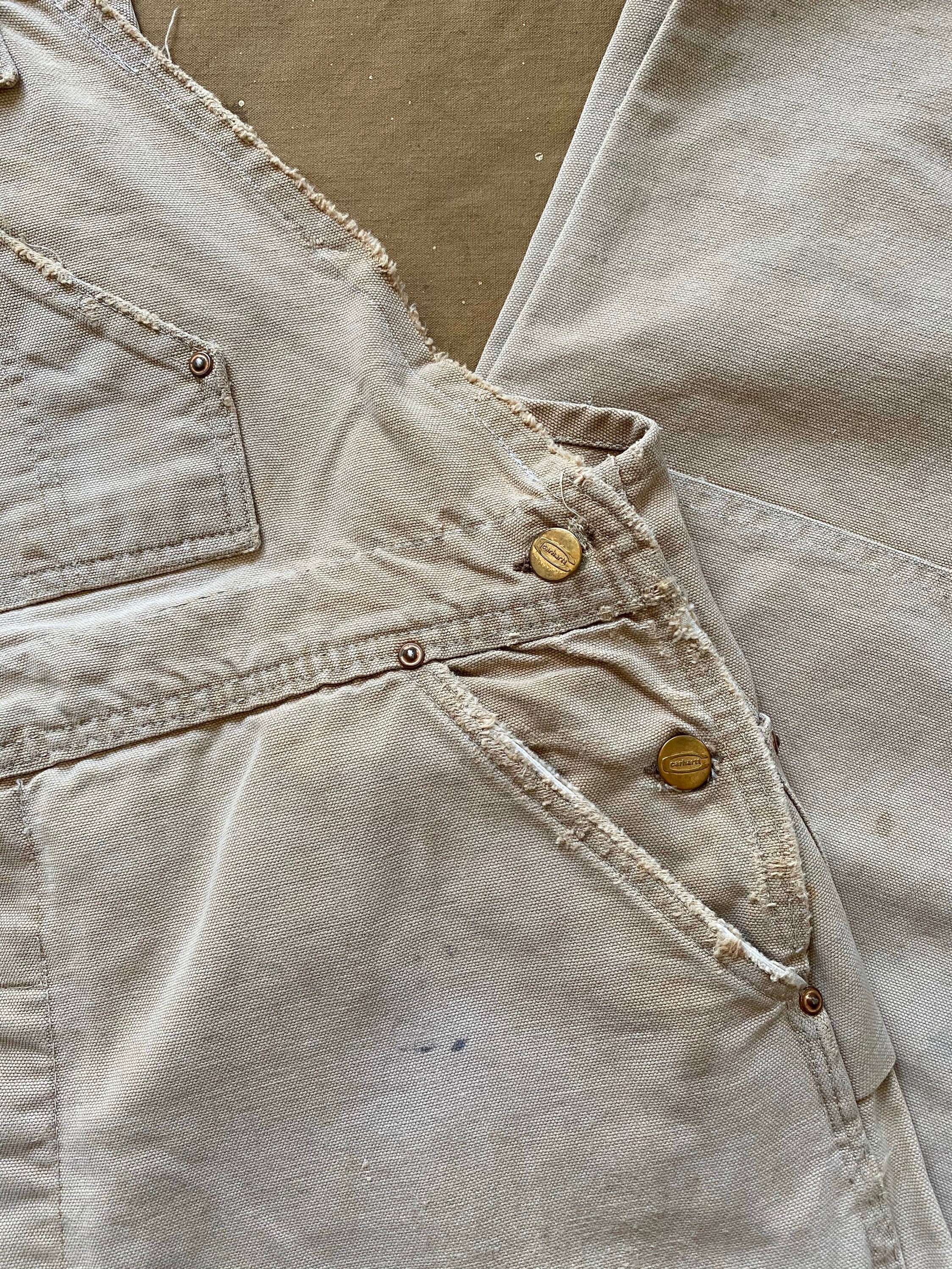 70s Carhartt Overalls double Knee distressed / repairs