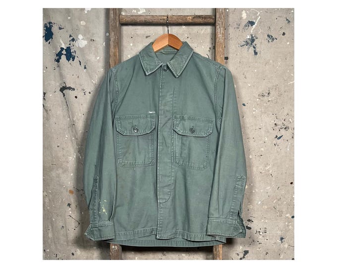 1950s / 60s USMC Sateen Shirt Sage