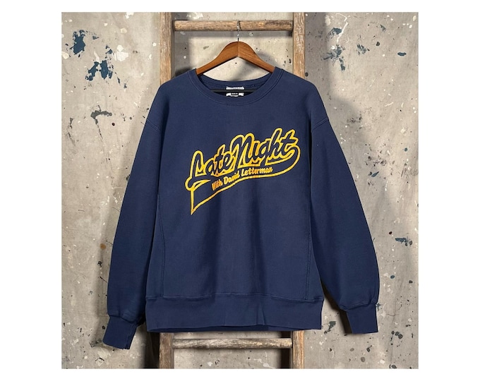 David Letterman 1990s Late Night Sweatshirt