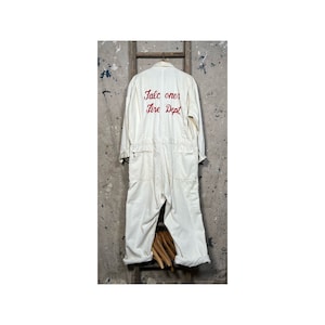 Chain Stitch &#39;60s Dickies Coveralls Fire Dept.