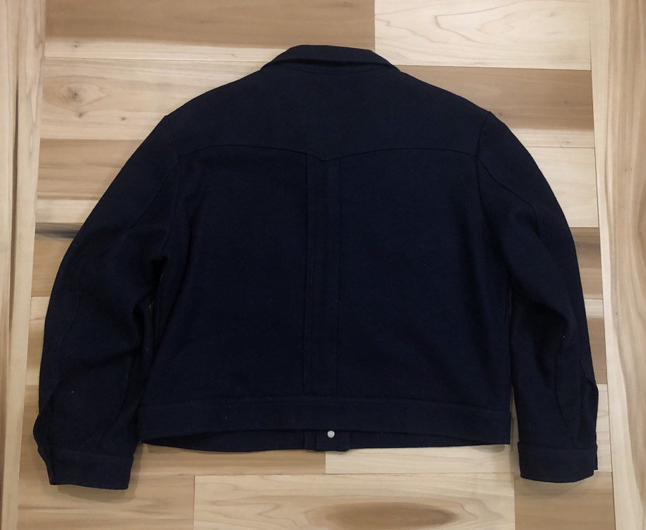 70s Lee Wool Trucker Jacket Made in USA